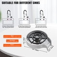 thumbnail image 2 of KFFKFF Automatic Glass Rinser ABS Cup Cleaner Cup Washer 10 Water Jets Coffee Cup Washing Tools Kitchen Sink Pitcher Washer for Bar Home Household, 2 of 8