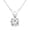 Platinum, variant on 0.5-10 Carat Lab Grown Diamond Solitaire Pendant Necklace, Round Cut Solitaire, 4-Prong Setting, Jewelry for Women (E-F, VS) Platinum 0.75 Carats 18" Silver Chain