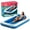 Blue, variant on Premium Inflatable Tanning Pool Lounger | Large Inflatable Tanning Bed for Adults | Multipurpose Pool Floats | Inflatable Pool Float | Tanning Float - Pink
