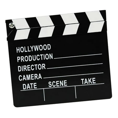 

Wooden Director s Clapper Board Film Movie Clapboard Slate Photo Props Kids Toy