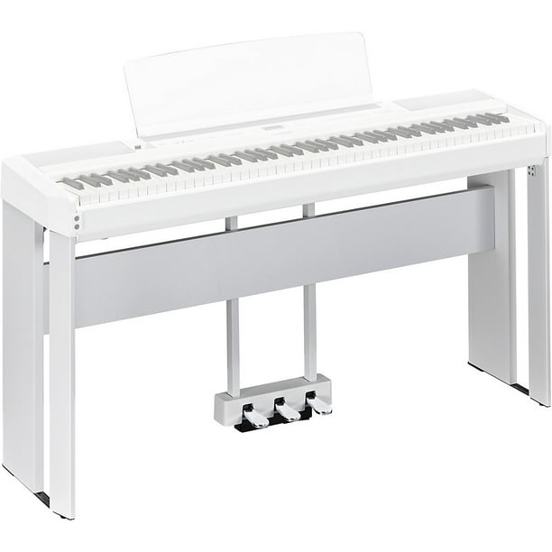 pagar Bajo transatlántico Yamaha L-515 Keyboard Stand (White) - Walmart.com