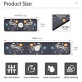 thumbnail image 3 of Yayeee Faucet Mat for Kitchen Sink 30" Diatomite Long Splash Guard Pad, Black Record, 2 Pack, 3 of 7
