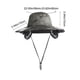 thumbnail image 3 of Sombrero de sol para exteriores con ventilador solar, transpirable, de malla, para cubrir el cuello y la cara, ideal para senderismo, pesca y jardinería. Sombrero de poliéster con protección solar., 3 of 6