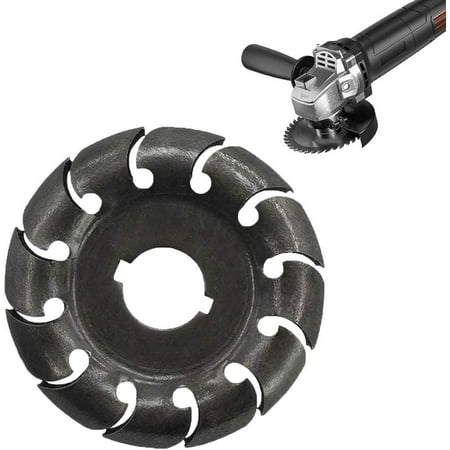 

Carving Disc Wood Grinder Disc Metal Carving Disc Carving Grinder Disc Wood Carving Grinder Disc 90mm Diameter 16mm Bore Manganese Steel For Wood (Black)
