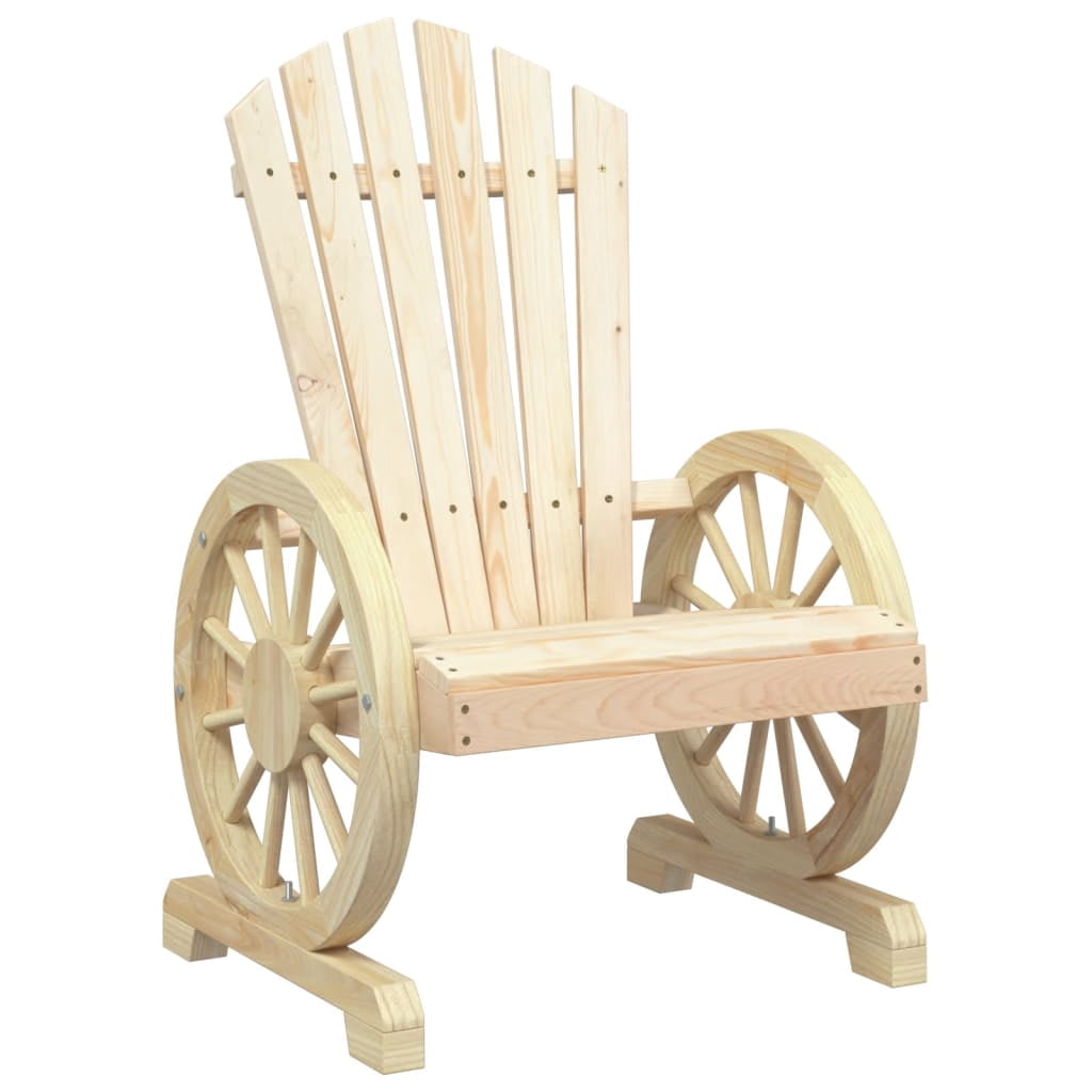 vidaXL Patio Adirondack Chairs 2 pcs Solid Wood Fir
