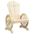thumbnail image 4 of vidaXL Patio Adirondack Chairs 2 pcs Solid Wood Fir, 4 of 10