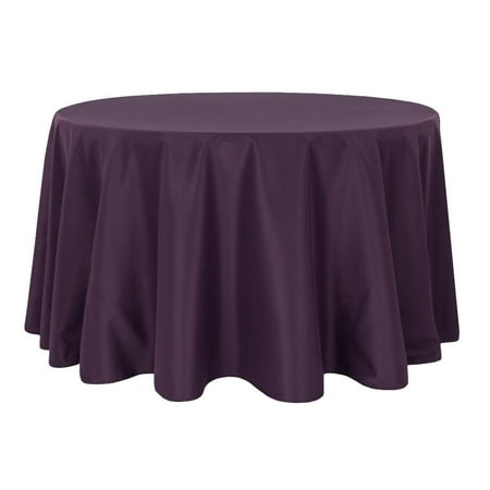

1 Pc Polyester 120 Round Tablecloth - Eggplant/Plum For Weddings Trade Shows Showrooms Events