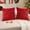Red, variant on Christmas Holiday Pillow Cover Decorative Sofa Bedroom Accent Throw Pillowcase Seasonal Home Decor Festive Patterned Cushion Cover for Living Room