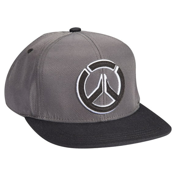 Overwatch Stealth Snapback Hat Grey Black