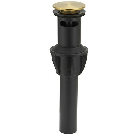 

Bathroom Sink Pop-Up Drain With Overflow in Gold