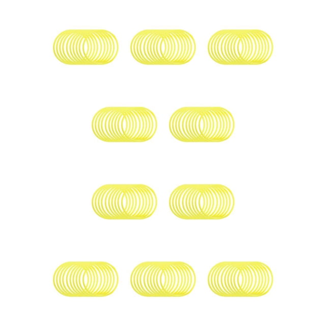 Tholdsy 10 Piezas de Silicona Decoraciones de Moda Coloridas Fiestas Temáticas cuatro 10Conjunto