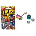 thumbnail image 1 of Lix Anneau de Langue Vibrant Anodisé Arc-en-Ciel, 1 of 5