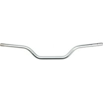 Forbidden Motorcycles HJ2020TFM-01SL 1-1/8in. Moto Style Handlebar with 1in. Ends - Silver - 4.5in.