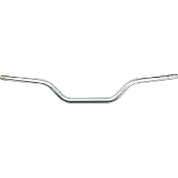 Forbidden Motorcycles HJ2020TFM-01SL 1-1/8in. Moto Style Handlebar with 1in. Ends - Silver - 4.5in.