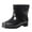 Black, variant on 2025 Man Short Rubber Rainboots Steward Shoes Rubber Boots for Garden Size 9 Mens Boots Man Rain Footwear Rain Mens Leather Work Boots Shoes Low Cut