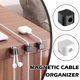 thumbnail image 4 of Organizador de cables magnético: ideal para escritorio y hogar, soporte multiusos para cables de carga de teléfono, bolígrafos y cepillos de dientes. Adhesivo resistente, no deja marcas, almacenamient, 4 of 5
