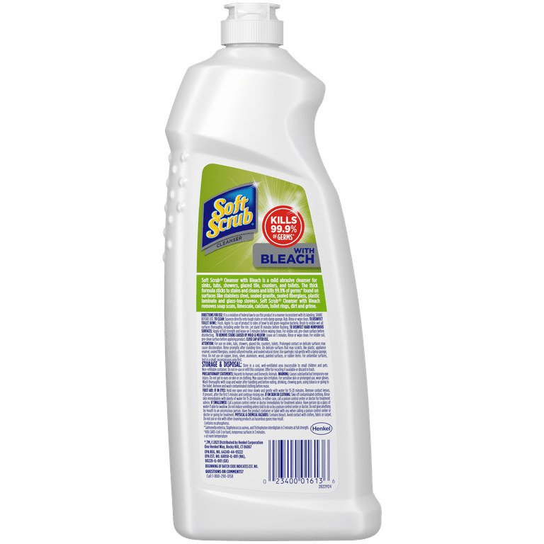 Soft Scrub Cleanser with Bleach, 24 Oz – Buy Bulk