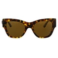 thumbnail image 2 of Versace  Plastic Womens Cat Eye Sunglasses Havana 52mm, 2 of 5