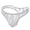 White, variant on Men's Floral Lace G-Strings Breathable Elastic Waist Comfort Underwear for Daily Wear