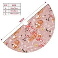 thumbnail image 3 of Sikiie Beautiful Fox 30-48 inches {designName} Print Christmas Tree Skirt Snowman Xmas Tree Skirt with Edge Christmas Decorations for Holiday Party36", 3 of 7