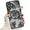 Flower #1, variant on Magnetic Case for iPhone 16 Plus, Compatible with MagSafe, Cute Black Floral Pattern Women Girl Case Translucent Forst Clear Back Soft TPU Bumper Shockproof Protective Slim Cover, Wild flower