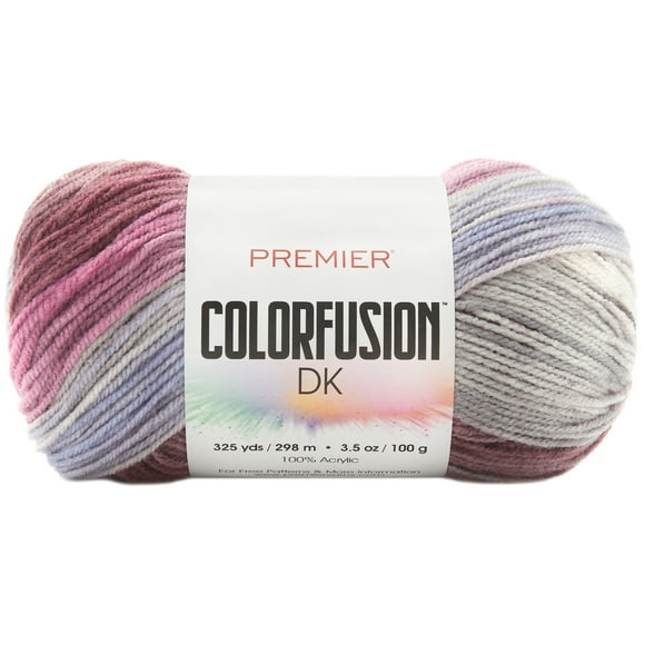 Premier Colorfusion Dk Yarn-Berries & Cream
