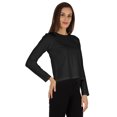 thumbnail image 2 of Inkmeso Perfect Long Sleeves T-shirt For Women Casual Regular Fit Basic Solid Everyday Tee T-shirts, 2 of 7