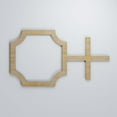 thumbnail image 5 of Ekena Millwork 19 7/8"W x 11 3/8"H x 3/8"T Small Bradley Decorative Fretwork Wood Wall Panels, Hickory, 5 of 7