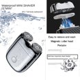 thumbnail image 5 of Afeitadora eléctrica rotativa inalámbrica recargable por USB Oso de Fresa Azul 1 pieza, 5 of 5