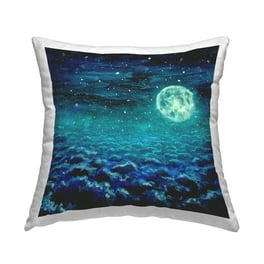Stupell Industries No Wake Zone Nautical Phrase Bold Coastal Blue 18 x 7 x 18 Decorative Pillows Walmart
