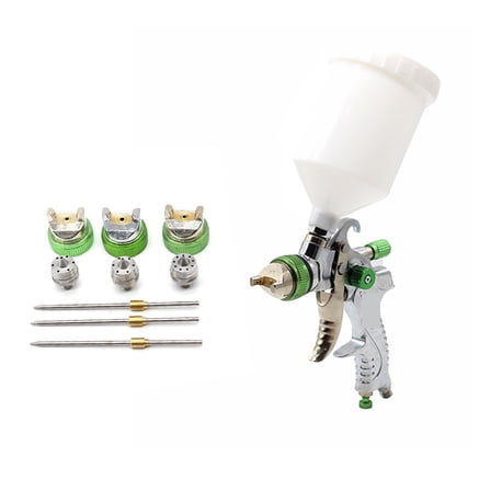 G2008 Professional Paint Sprayer 600ML 1.4/1.7/2.0mm Nozzle Gravity Pneumatic Air Paint Spray Gun For Car Auto Repair Tool Painting Kit ,Versatile applications