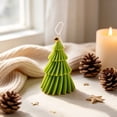 thumbnail image 4 of Leodye 1PCS Christmas Tree Shaped Candle Tabletop Festive Display Ornament Suitable for Home Holiday Layout and Festival Gift -4.33 × 3.15 × 3.15 in, 4 of 5