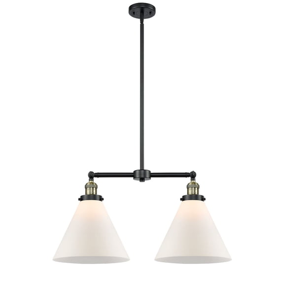 Innovations 209-BAB-G41-L-LED Transitional Two Light Chandelier from Franklin Restoration collection in Two-Tone finish, 5.00 inches