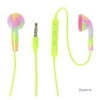 Neon Tie Dye Ear Buds with Microphone