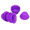 thumbnail image 4 of Koszal 10Pcs Round Silicone Cake Muffin Cupcake Mold Maker Reusable Pastry Baking Tool, 4 of 7