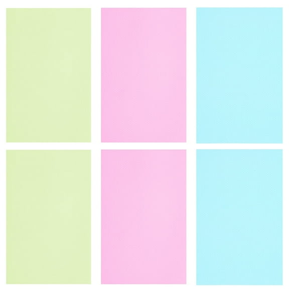6pcs Fridge Liner Anti-slip Refrigerator Mat Shelf Fridge Liner Wardrobe Mat