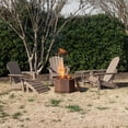 thumbnail image 4 of Titan Great Outdoors Everwood Hilltop Driftwood Curve Back Poly Adirondack Folding Chair, 4 of 6