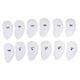 thumbnail image 1 of Cubierta de la cabeza del hierro del golf Sharpla 12 piezas Deluxe PU cuero Golf Clubs Headcover regalo Blanco, 1 of 8