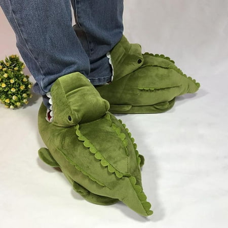 

Novelty Funny Slippers Cartoon Crocodile Indoor Shoes Floor Slipper Men
