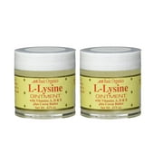 Basic Organics L-Lysine Ointment, Vitamins A, D & E + Cocoa Butter, 0.875Oz, 2-Pack