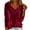 Red womens plus size tops, variant on YanHoo Long Sleeve Velvet Shirts for Women Tops Cowl Neck Dressy Casual Plus Size Velour Blouses Elegant Comfort Soft Tee Shirt Purple,XXXL