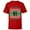 Red, variant on Hawkeye Clint Barton Kate Bishop Ugly Holiday Sweater - Short Sleeve T-Shirt for Kids - Customized-Black