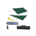 thumbnail image 1 of facefd Auvent Tente Mât de Support Corde Bâche Tentes Pliant Multi-Fonction Abri Solaire Imperméable Rangement Facile Auvent Extérieur Randonnée Vert Ensemble de Rideaux 3x3 Vert Ensemble de Rideaux 3x3, 1 of 6