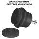 thumbnail image 3 of Office Chair Replacement Wheels - 5pcs Swivel Caster Wheels For Fixed Stationary Castors Banmo, 3 of 5