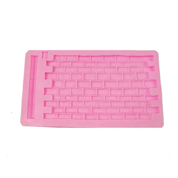 Creative Brick Wall Texture Fondant Cake Silicone Mold Pastry Chocolate Mold