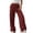 Wine, variant on Tqcoqu Wide Leg Palazzo Pants for Women Casual Loose Drawstring Trendy Beach Linen Trousers with Pockets Vacation,Brown,Women's S-XXXL