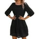 thumbnail image 1 of Vestido Casual ANGGREK Manga 3/4 Lunares Suelto Elegante Playa, 1 of 5