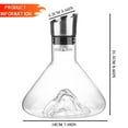 thumbnail image 3 of Wine Decanter Revella Wine Revella Revella Clear Wine Clear Wine Wine with Red Wine Carafe with In Dispenser for Wine Bottles Home Essentials, 3 of 7