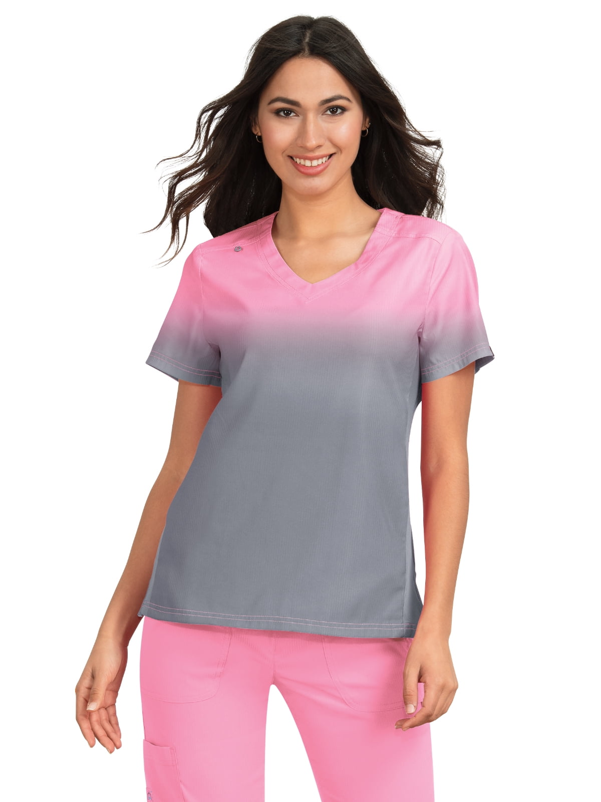 koi Designing Happiness Koi Lite Women's VNeck Ombre Reform Scrub