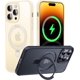thumbnail image 1 of CASEKOO - Funda con anillo magnético oficial para iPhone 15 Pro Max [protección militar contra caídas] [compatible con MagSafe] mate translúcida delgada para iPhone 15 ProMax de 6,7 pulgadas 2023, col, 1 of 4